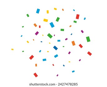 Luxury light rainbow glitter confetti background. Colored festive texture