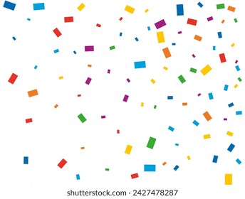 Luxury light rainbow glitter confetti background. Colored festive texture