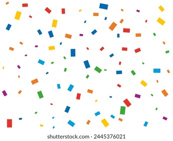 Luxury light rainbow glitter confetti background. Colored festive texture