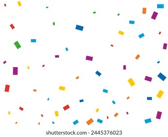 Luxury light rainbow glitter confetti background. Colored festive texture