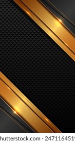 luxury lines black and gold smartphone wallpaper background, elements, perfect marketing materials, modern banners websites, premium illustration, vertical poster size.