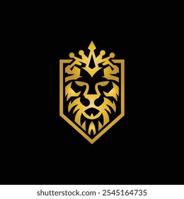 Luxury Lion Business Logo Vector Illustration