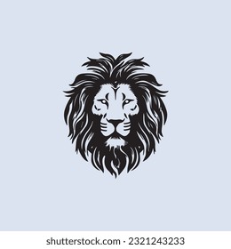 Luxury lion king logo image vector template