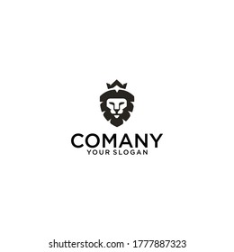 Luxury lion logo vector icon, or also the lion's head silhouette , perfect for the icon or also the logo.