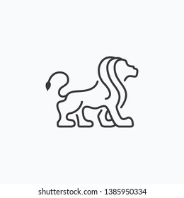 Luxury Lion Logo - Vector logo template