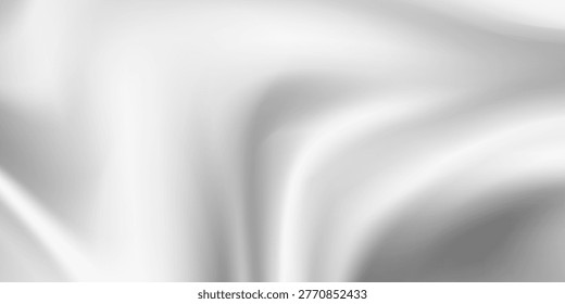Luxury Liquid Silver Wave Abstract Background with Shiny Metallic Flowing Texture. Modern creative trendy design in vector EPS 10