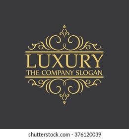 Luxury Logo Stock Vector (Royalty Free) 376120039 | Shutterstock