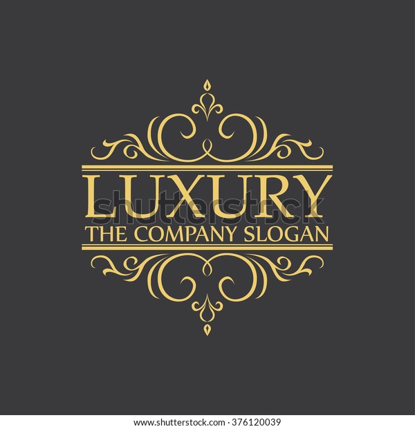 Luxury Logo Stock Vector (Royalty Free) 376120039