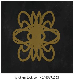 Luxury Logo abstract shape design vector template