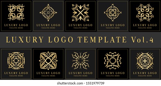 Luxury Logo Bundle 10 in 1 For Luxury Brand or Business 