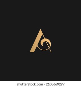 A luxury logo business type initial concept logo vector