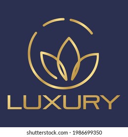 luxury logo Can be used for jewelry, industry. Elegant, classic elements. Great for invitation, flyer, menu, brochure, background, or any desired idea.