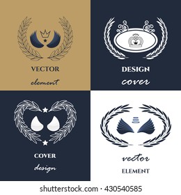 Luxury logo collection,Design for Boutique hotel,Resort,Restaurant, Royalty, Victorian identity, Hotel, Heraldic, Fashion,Club,education logo Full vector logo template.