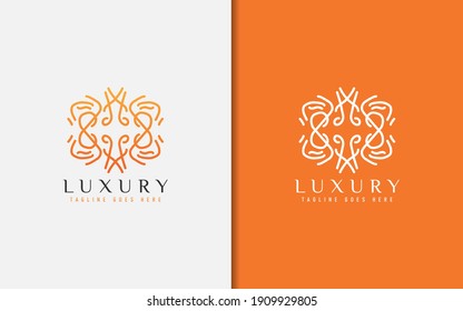 Luxury Logo Design Elegant Symbol Geometric Stock Vector (Royalty Free ...