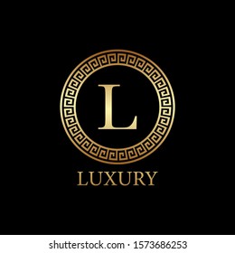 luxury logo design, icon design template elements, letter l design