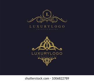 luxury logo design tremplate
