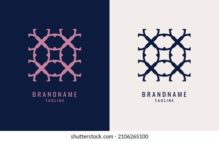 diseño de logotipo de lujo plantilla vectorial para empresas en el campo de la belleza y la joyería u otras

