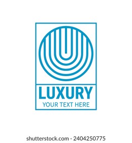 Luxus-Logo. Elegantes Logo, Vektordesign. Flaches Vektorgrafik-Logo-Design. Vorlage für kreatives Design.
