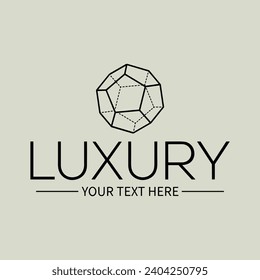 Luxury logo. Elegant logo vector design. Flat vector illustration logo design. Creative design template.