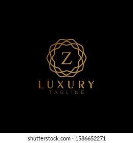 LUXURY LOGO WITH INITIAL LETTERS Z