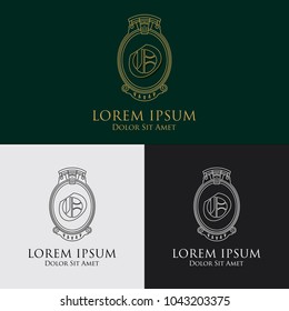 Luxury logo with "O" monogram