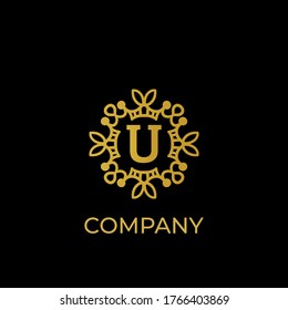 Luxury logo. Premium elegant initial letter design template for restaurant, hotel, boutique Cafe, Hotel, Heraldic, Jewelry, Fashion and other business