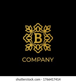 Luxury logo. Premium elegant initial letter design template for restaurant, hotel, boutique, cafe, Hotel, Heraldic, Jewelry, Fashion and other business