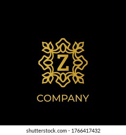 Logo de lujo. Plantilla de diseño de carta inicial de primera calidad para restaurante, hotel, boutique, café, Hotel, Heraldic, Joyería, Moda y otros negocios