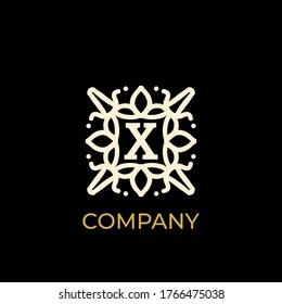 Luxury logo. Premium elegant initial letter design template for restaurant, hotel, boutique, cafe, Hotel, Heraldic, Jewelry, Fashion and other business