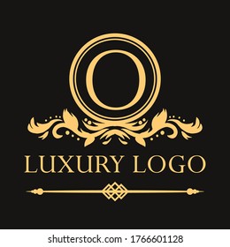 Luxury logo. Premium elegant initial letter design template for restaurant, hotel, boutique, cafe, Hotel, Heraldic, Jewelry, Fashion and other business