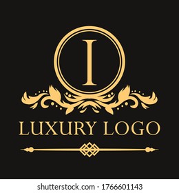 Luxus-Logo. Erstklassige elegante Briefvorlage für Restaurant, Hotel, Boutique, Café, Hotel, Heraldic, Schmuck, Mode und anderes Business