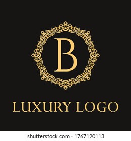 Luxus-Logo. Erstklassige elegante Briefvorlage für Restaurant, Hotel, Boutique, Café, Hotel, Heraldic, Schmuck, Mode und anderes Business