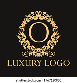 Luxury logo. Premium elegant initial letter design template for restaurant, hotel, boutique, cafe, Hotel, Heraldic, Jewelry, Fashion and other business