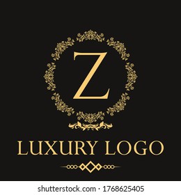 Luxury logo. Premium elegant initial letter design template for restaurant, hotel, boutique, cafe, Hotel, Heraldic, Jewelry, Fashion and other business