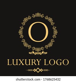 Luxury logo. Premium elegant initial letter design template for restaurant, hotel, boutique, cafe, Hotel, Heraldic, Jewelry, Fashion and other business