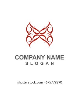Luxury Logo in red