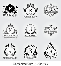 luxury logo set