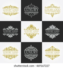 Luxury logo set