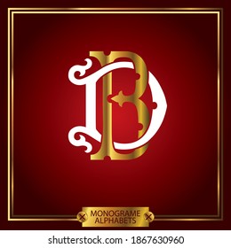 Luxury Logo set with Flourishes Calligraphic Monogram design for Premium brand identity. Gold and white Letter with Graceful Royal Style.
Calligraphic Beautiful Logo. Vintage Drawn Emblem	