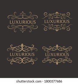 Luxury Logo Set in vector