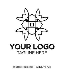 Logotipo de lujo para Spa, etc. Fácil de editar. Pasos 10