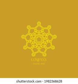 The luxury logo is suitable for business and corporate brands