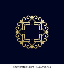 plantilla de logotipo de lujo