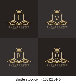 luxury logo template