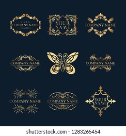luxury logo template