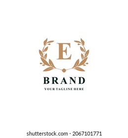 Luxury logo template, Brand identity for hotel, fashion and real estate
