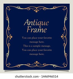 Luxury logo template design vector illustration. Royal monogram crest brand vintage vignette ornaments.