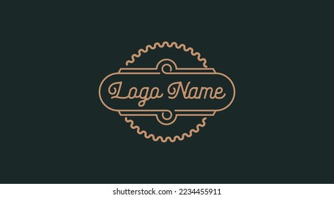 Luxury Logo template flourishes calligraphic elegant ornament lines. identity for Restaurant, Royalty, Boutique, Caffe, Hotel, Heraldic, Jewelry, Fashion and other vector illustration - Vector