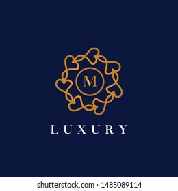 Luxury Logo template in vector for Boutique, jewelry, Fashion and other vector illustration