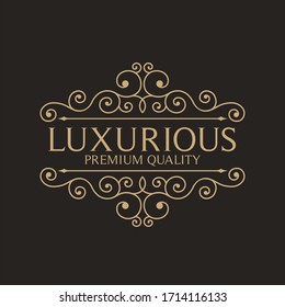 Luxury Logo template in vector for Real Estate,Restaurant, Boutique, Hotel, Jewelry, Fashion and other vector illustration